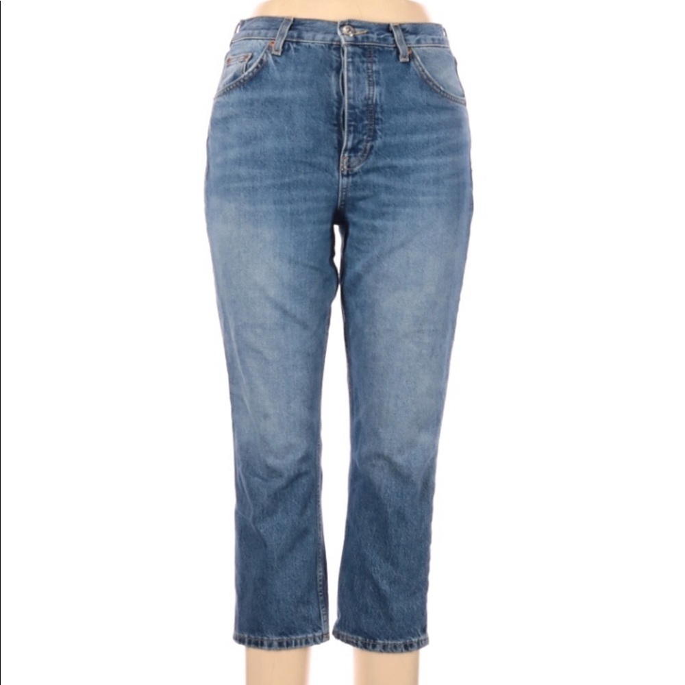 Topshop size 30 high rise MOM jeans